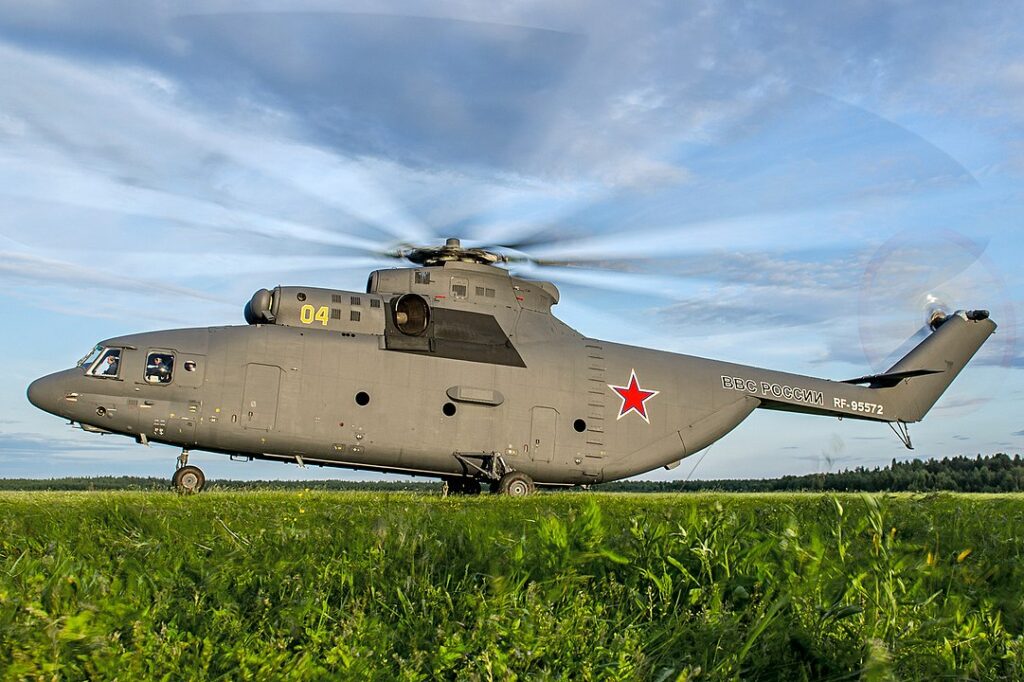"Russian Air force helicopter Mil Mi 26"