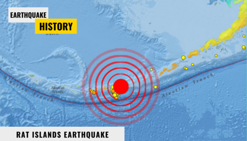 زلزال في جزر الجرذان